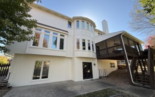 exterior house painting - elastomeric paint
